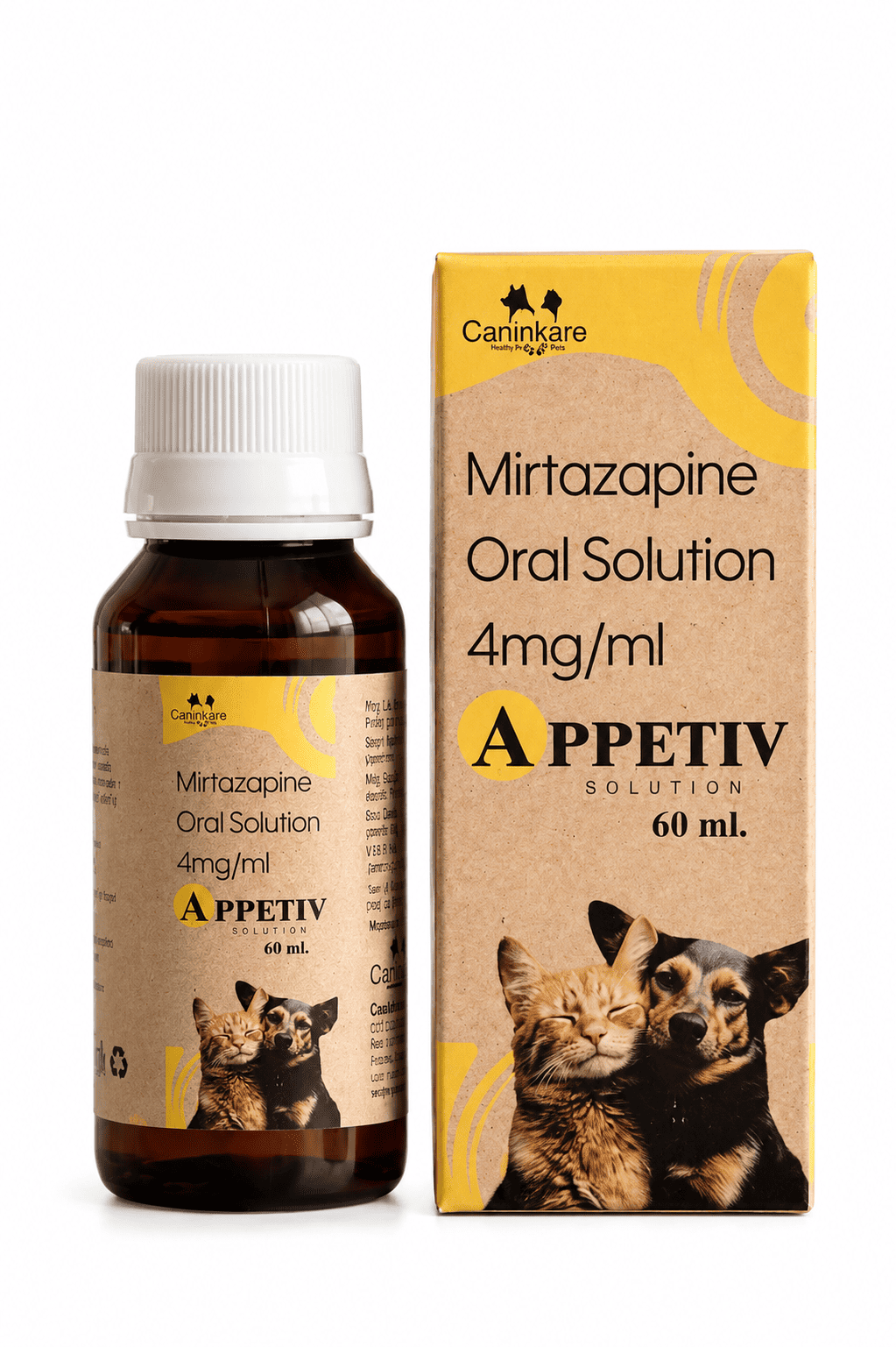 Caninkare Appetiv Mirtazapine Oral Solution 4mg/ml – 60ml