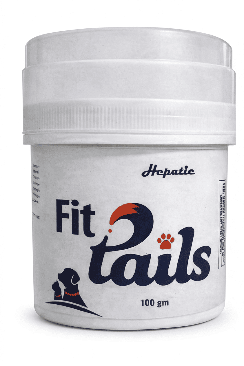 Fit Tails Hepatic Supplement Powder for Dogs – 100gm