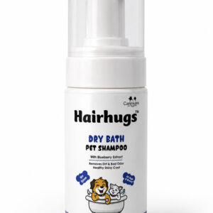 canin dry bath pet shampoo blue